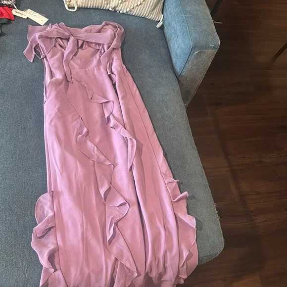 Azazie wisteria bridesmaid dress Barbie - Picture 4 of 4